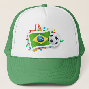 Casquette Brazil, soccer design