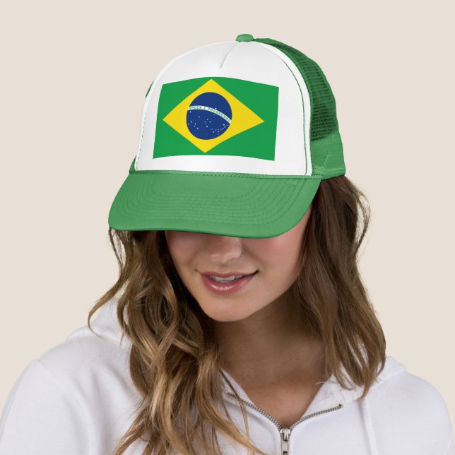 Casquette Brésil Coupe du monde de football 2022 (En situation)
