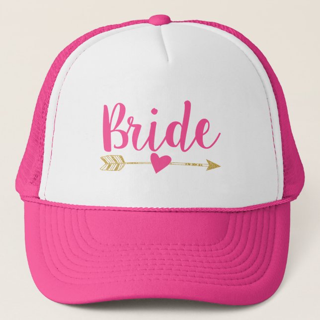 Casquette Bride|Tribe de mariée|Rose (Devant)