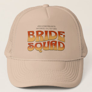 Casquette Bridesmaid de l'équipe de mariée de la Bachelorett