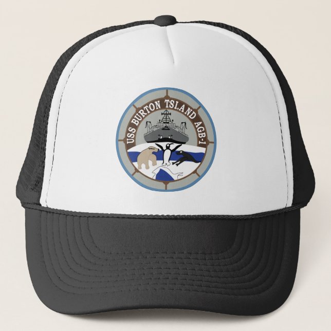 Casquette BRISE-GLACE Mili de classe de vent d'île d'AGB-1 (Devant)