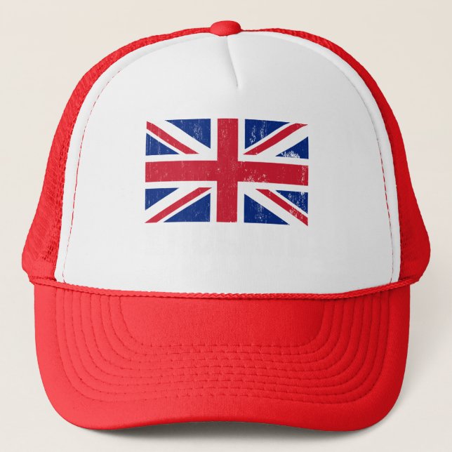 Casquette britannique de drapeau d'Union Jack (Devant)