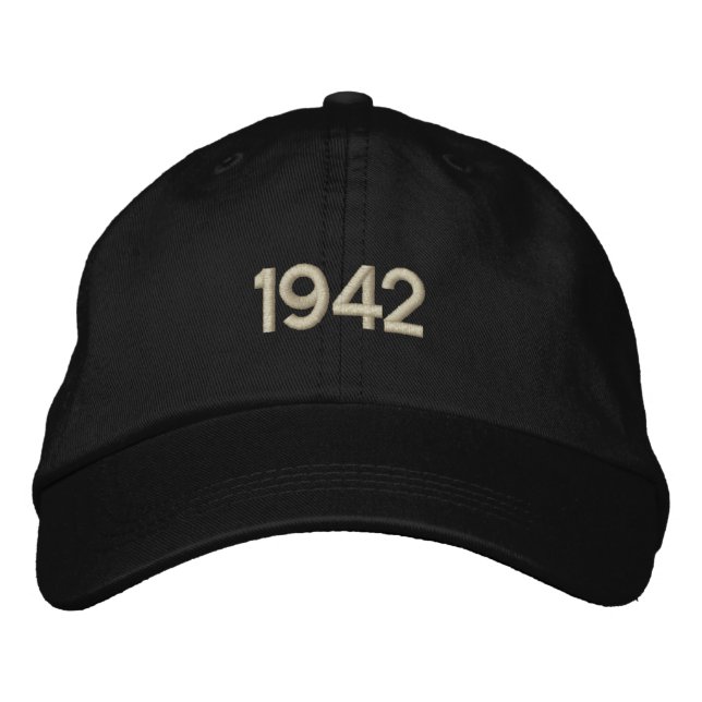casquette brodé 1942 (Devant)