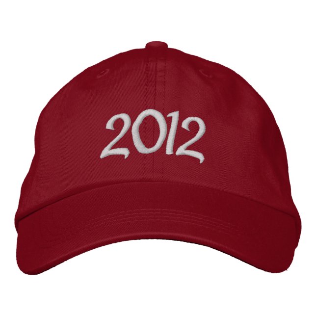 casquette brodé 2012 (Devant)