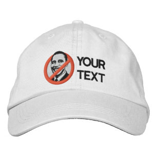 Casquette brodé anti-Obama