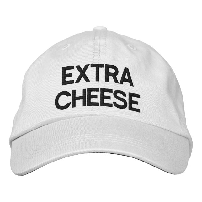 Casquette brodé au fromage supplémentaire (Devant)
