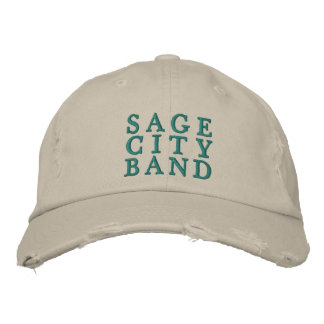 Casquette brodé avec Sage City Band