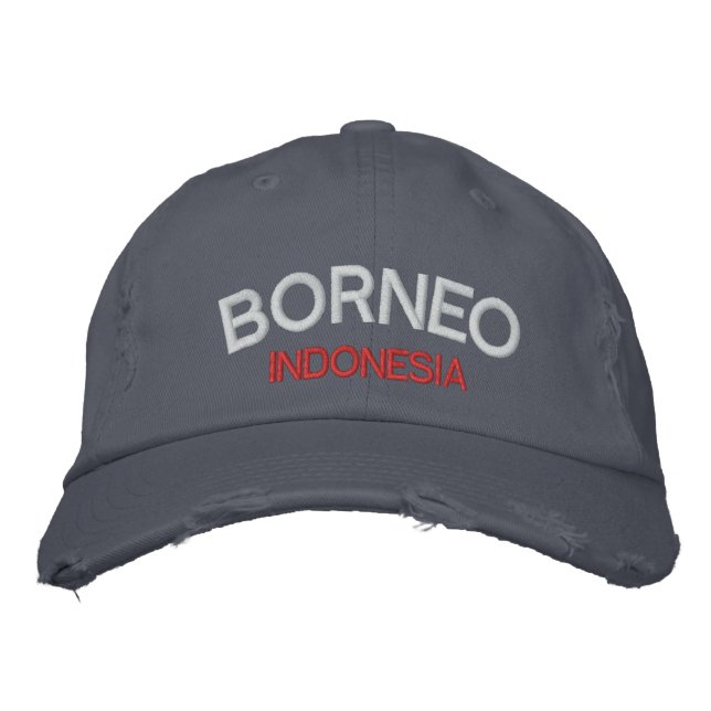 Casquette brodé Borneo (Devant)