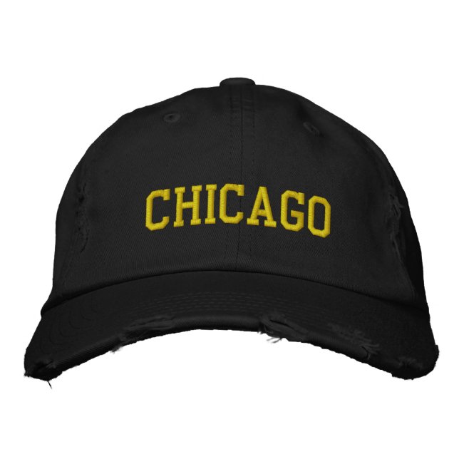 Casquette brodé CHICAGO (Devant)