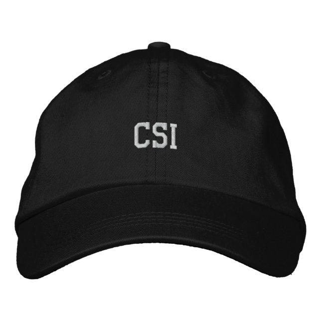 CASQUETTE brodé CSI (Devant)