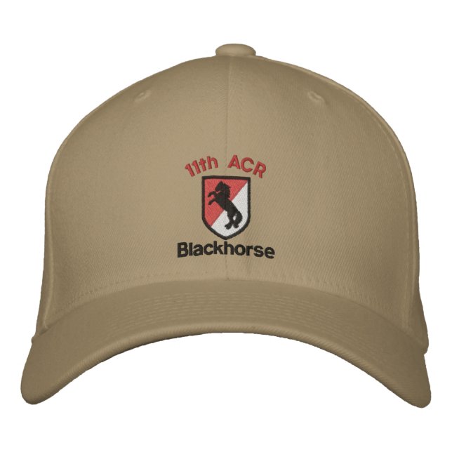Casquette brodé de 11e acres (Devant)
