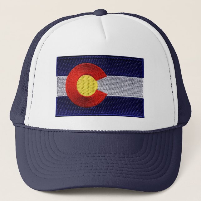 Casquette brodé de drapeau du Colorado (Devant)