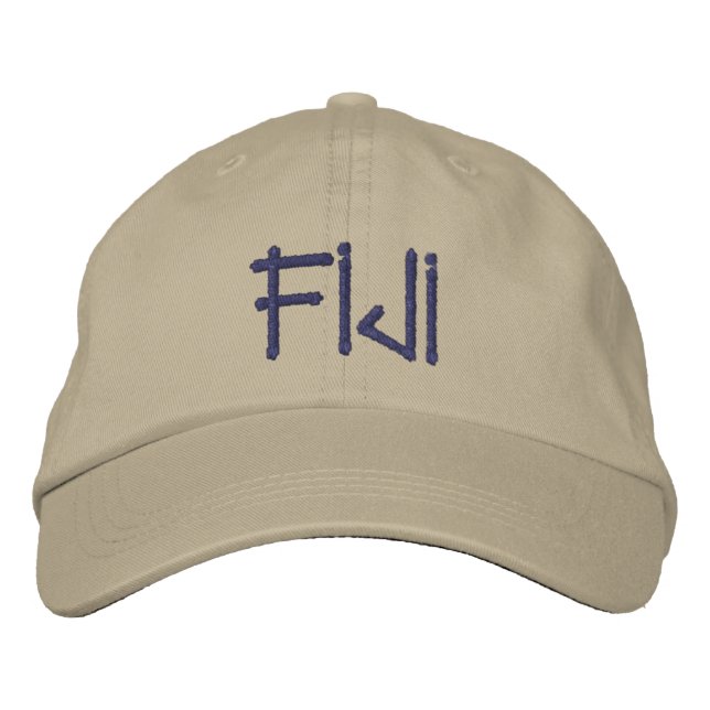 Casquette brodé de Fidji (Devant)