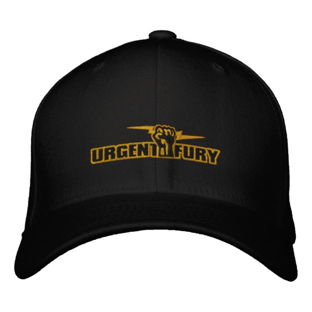 Casquette brodé de fureur urgent (Devant)