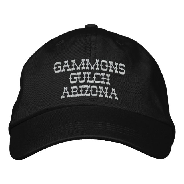 Casquette brodé de Gammons Gulch (Devant)