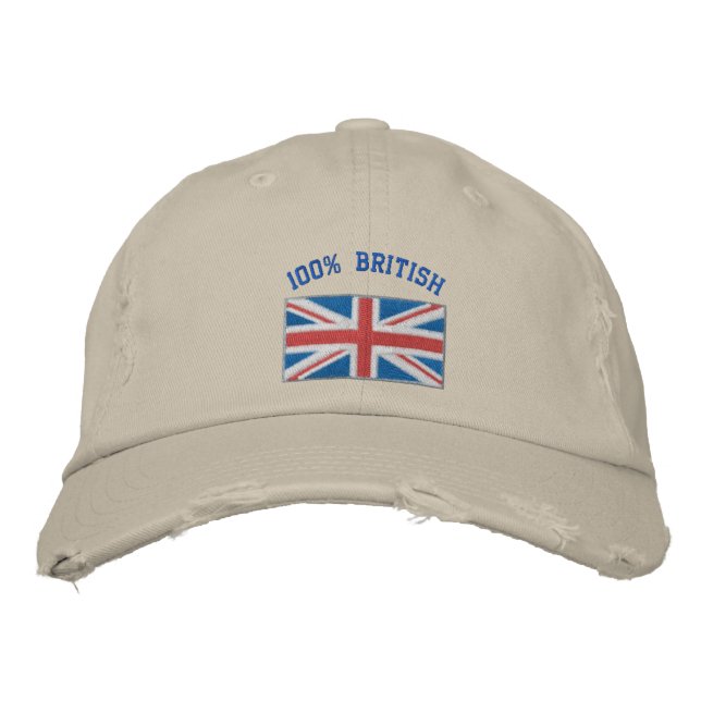 Casquette brodé de Grande-Bretagne (Devant)