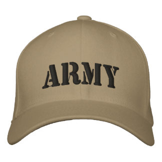 Casquette brodé de l'armée
