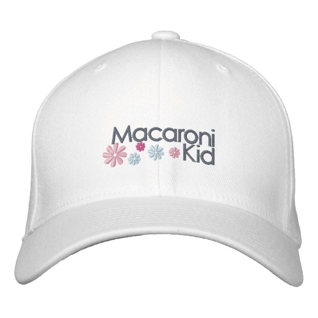 Casquette brodé de Macaroni Kid (Devant)