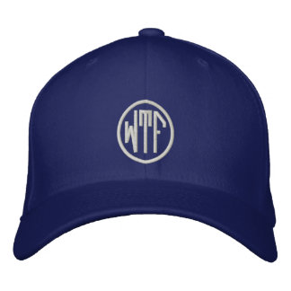 Casquette brodé de monogramme personnalisable WTF