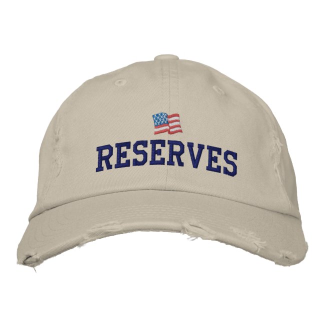 CASQUETTE brodé des réserves américaines (Devant)