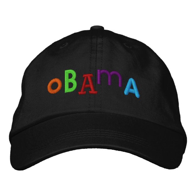 CASQUETTE brodé d'OBAMA (Devant)
