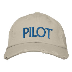 Casquette brodé du pilote