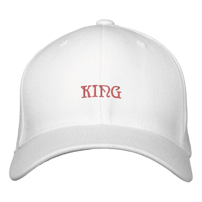 Casquette brodé du roi (Devant)