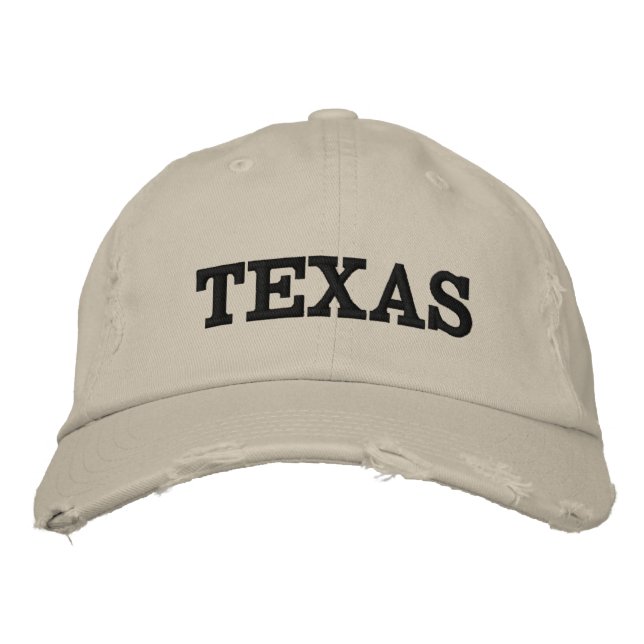 Casquette brodé du Texas (Devant)