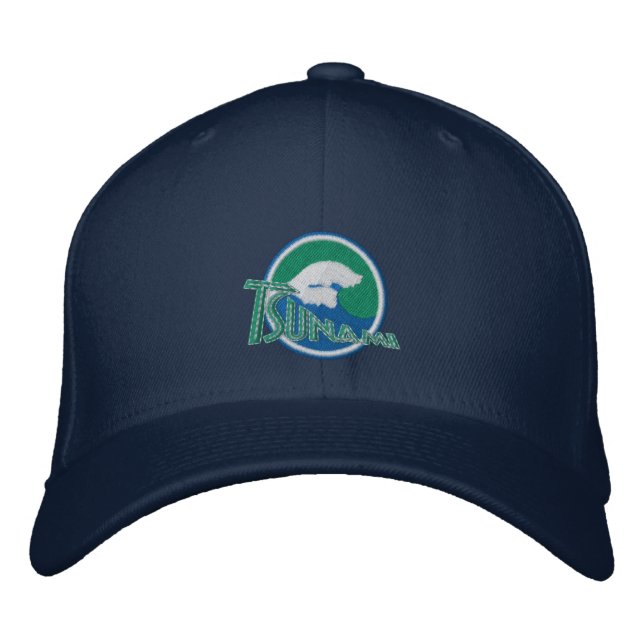 Casquette brodé du tsunami (Devant)