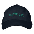 Casquette brodé fille de skater