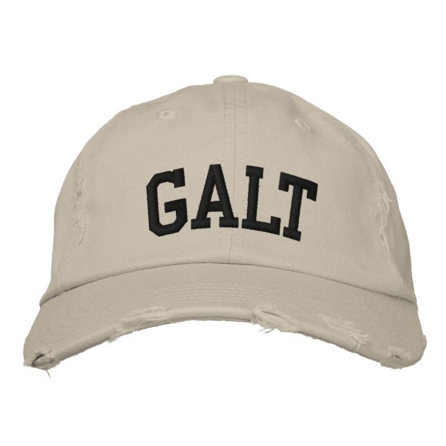 Casquette brodé Galt (Devant)