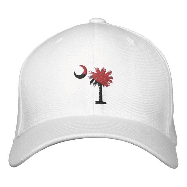 Casquette brodé Garnet et noir Palmetto Moon (Devant)