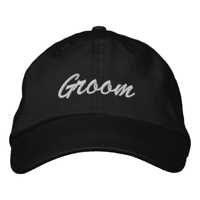 Casquette brodé Groom (Devant)