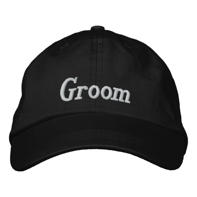 Casquette brodé Groom (Devant)