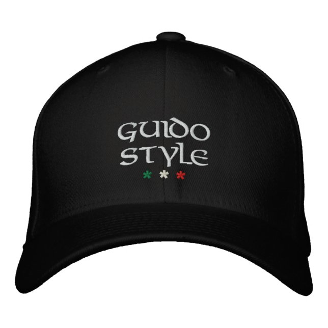 casquette brodé "Guido Style" (Devant)