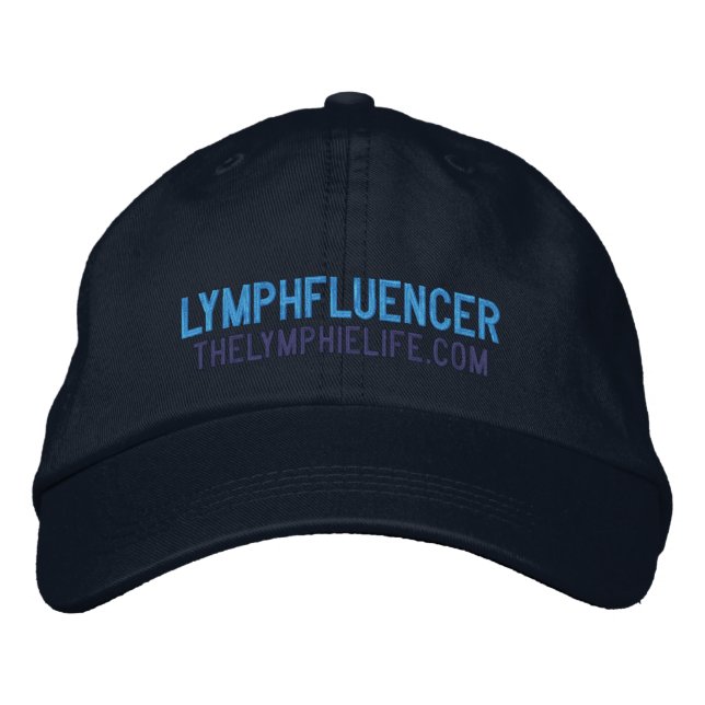 Casquette brodé "Lymphfluencer" (Devant)
