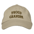 Casquette brodé mignon de grand-papa fier