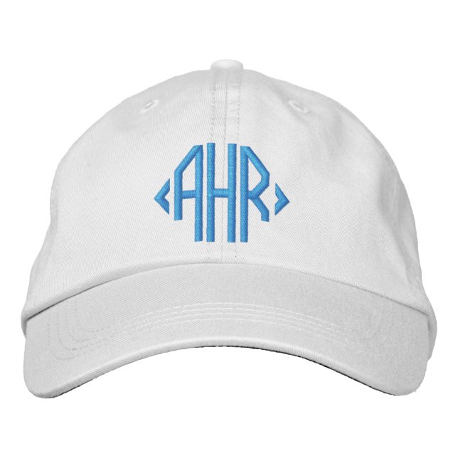 Casquette brodé monogramme classique (Devant)