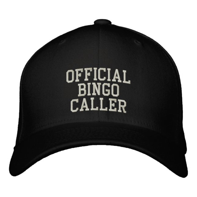 Casquette brodé officiel BINGO Caller (Devant)