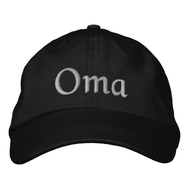 Casquette brodé Oma (Devant)