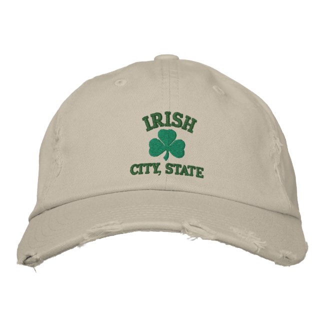 Casquette Brodé personnalisé Irish City State (Devant)