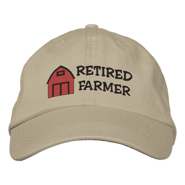Casquette brodé retraité (Devant)