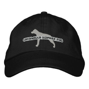 Casquette brodé Silhouette Catahoula Leopard Chien