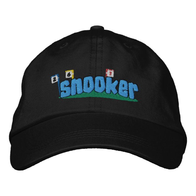 Casquette brodé Snooker (Devant)