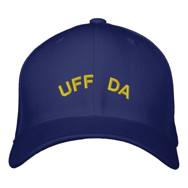 Casquette Brodé Uff Da (Devant)