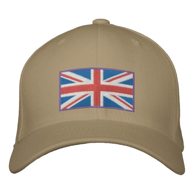casquette brodé Union Jack (Devant)