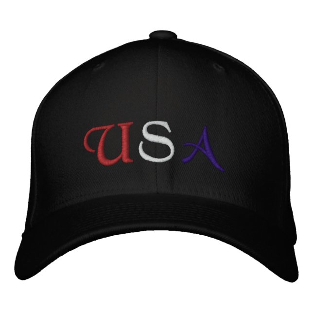 CASQUETTE brodé USA (Devant)