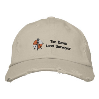 Casquette Brodée 120971495649248493, Tim DavisLand Surveyor