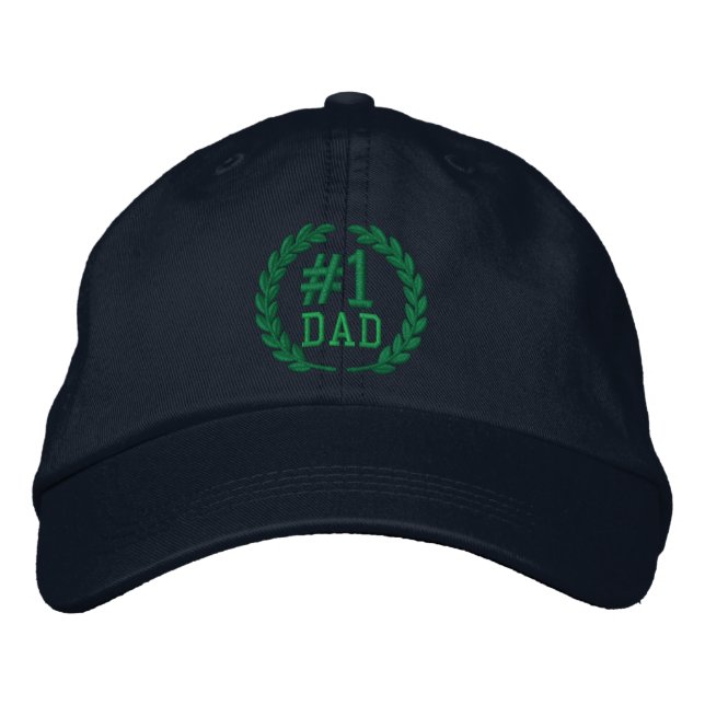 Casquette Brodée #1 Broderie numéro un DAD (Devant)