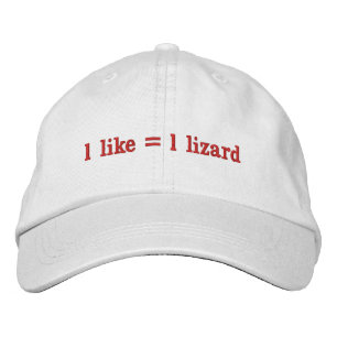 Casquette Brodée 1 équivalent = 1 lézard